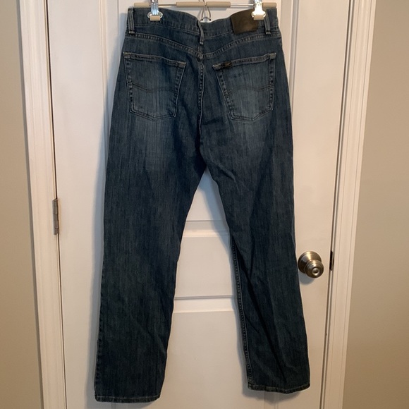 Men’s Lee Regular Fit Straight Leg Jeans - Picture 2 of 4